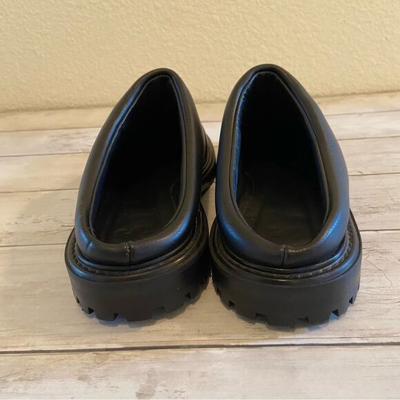 STAUD Astro Quilted Vegan Leather Mules Slides Black size 40 - Picture 5 of 10